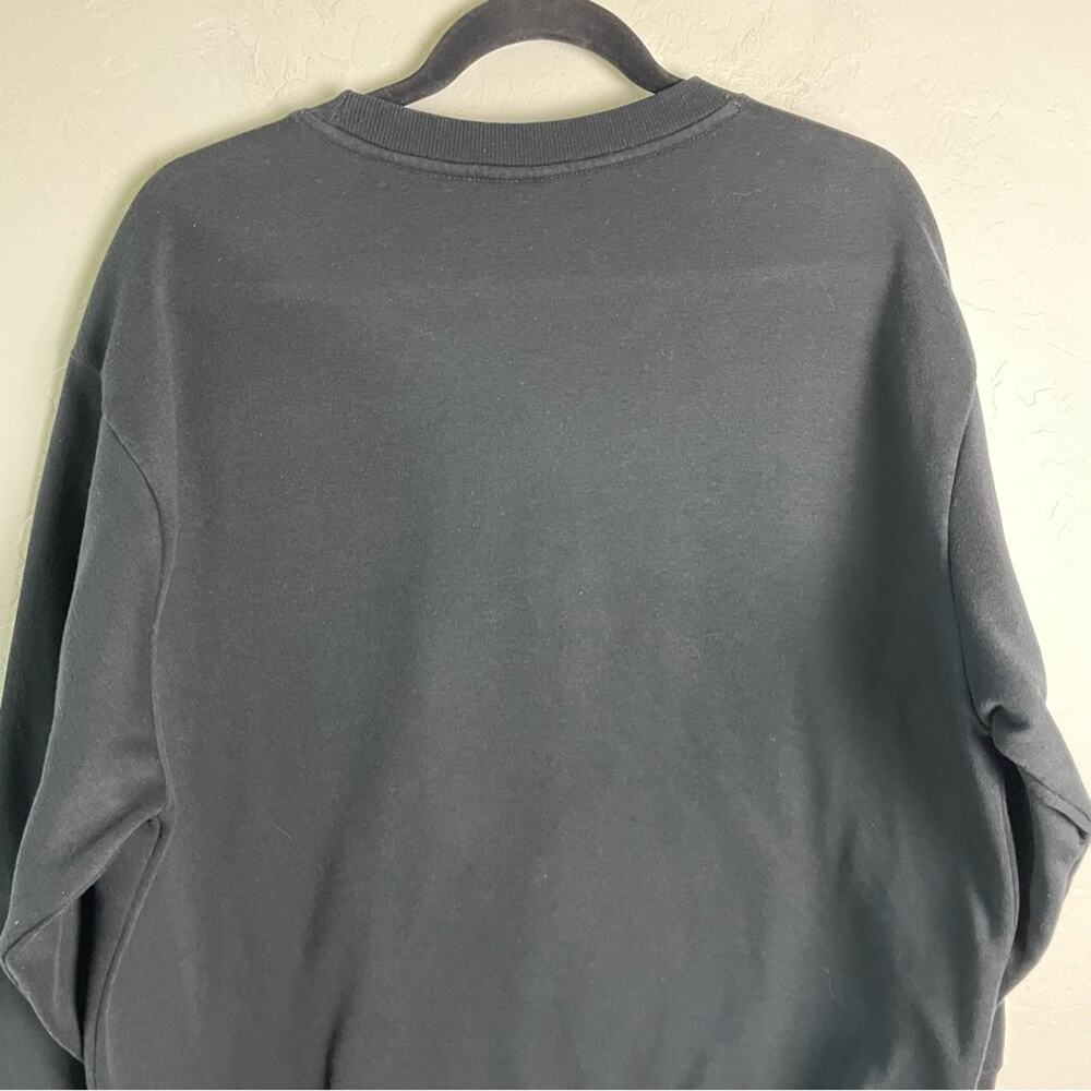 Barbie Y2K Barbie Core Black Pink Crewneck Sweatshirt Pullover Trendy XL - Picture 9 of 13